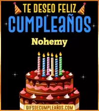 Te deseo Feliz Cumpleaños Nohemy